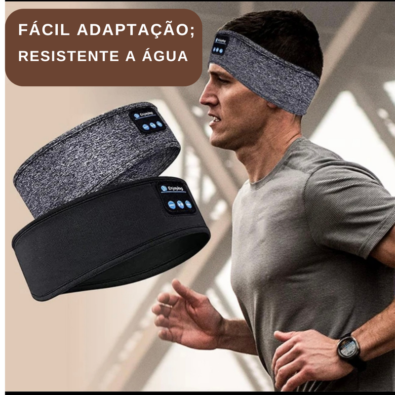 Fone Bluetooth; HEADBAND; Ajustável em qualquer cabeça; qualidade de som.